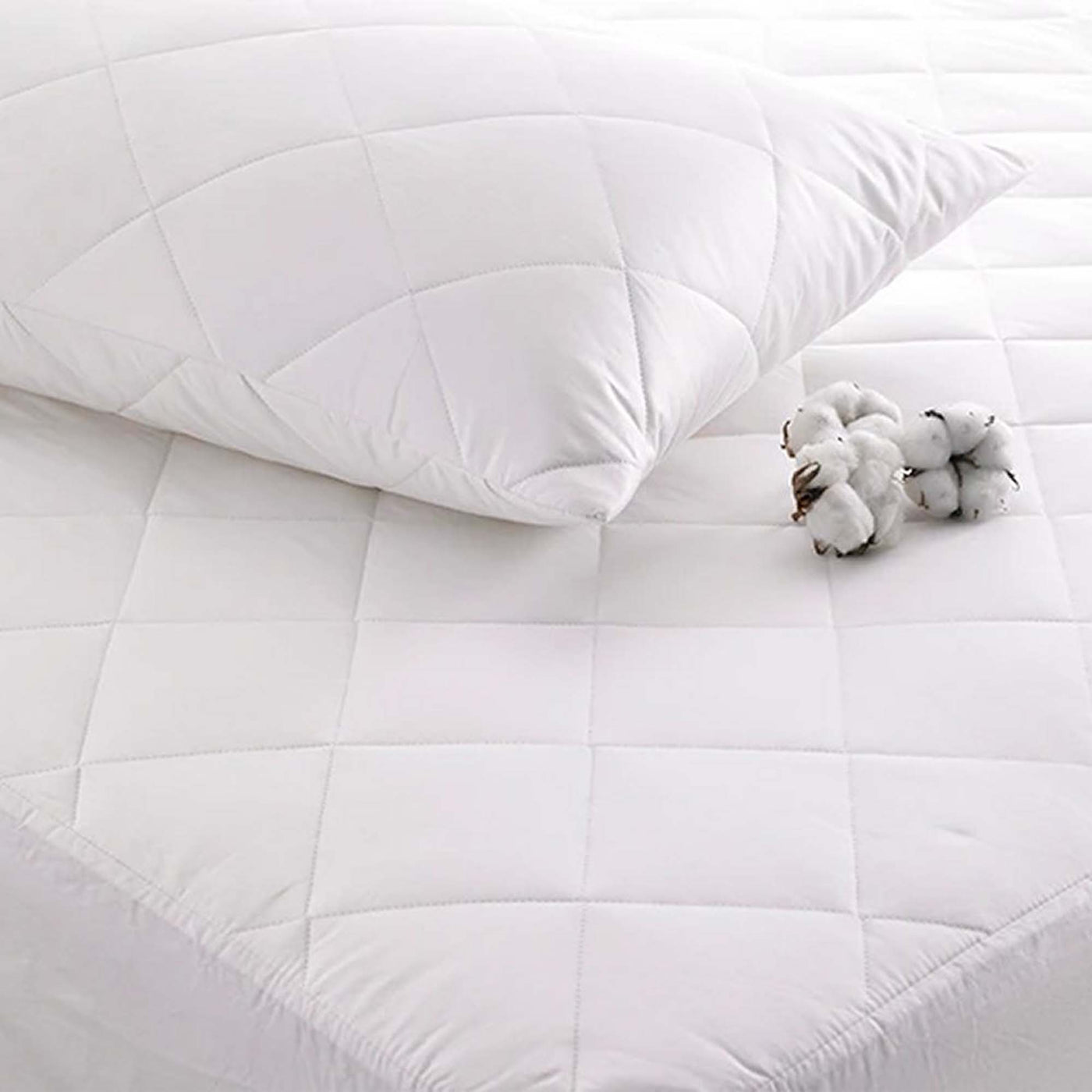 Luxury Cotton Quilted Mattress & Pillow Protector